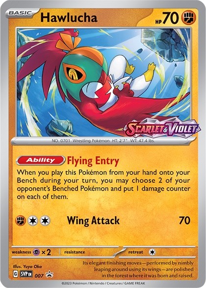 Hawlucha (007) [Scarlet & Violet: Black Star Promos] | Card Merchant Takapuna