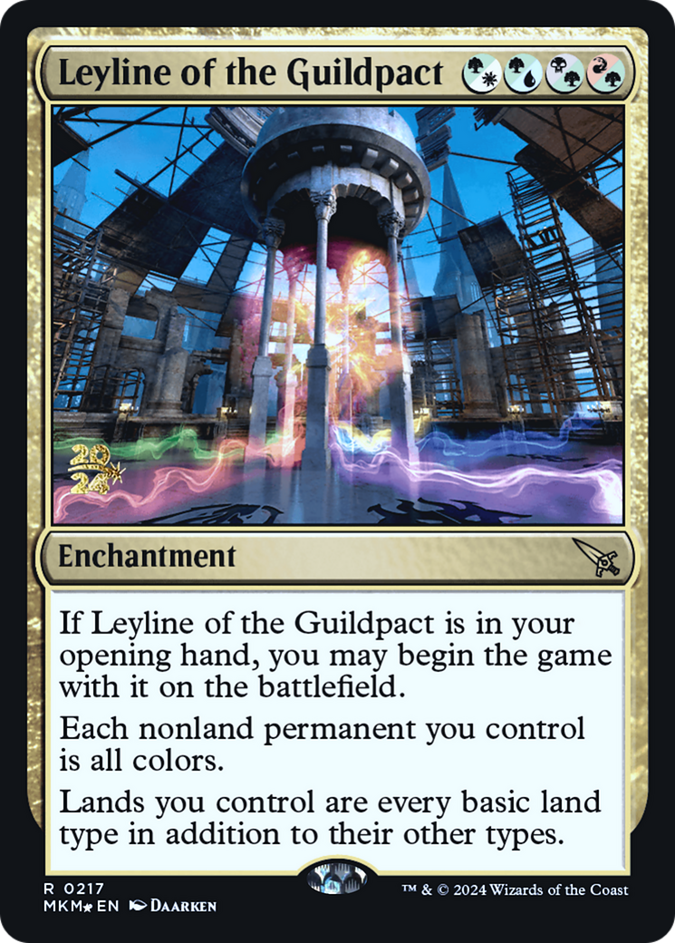 Leyline of the Guildpact [Murders at Karlov Manor Prerelease Promos] | Card Merchant Takapuna