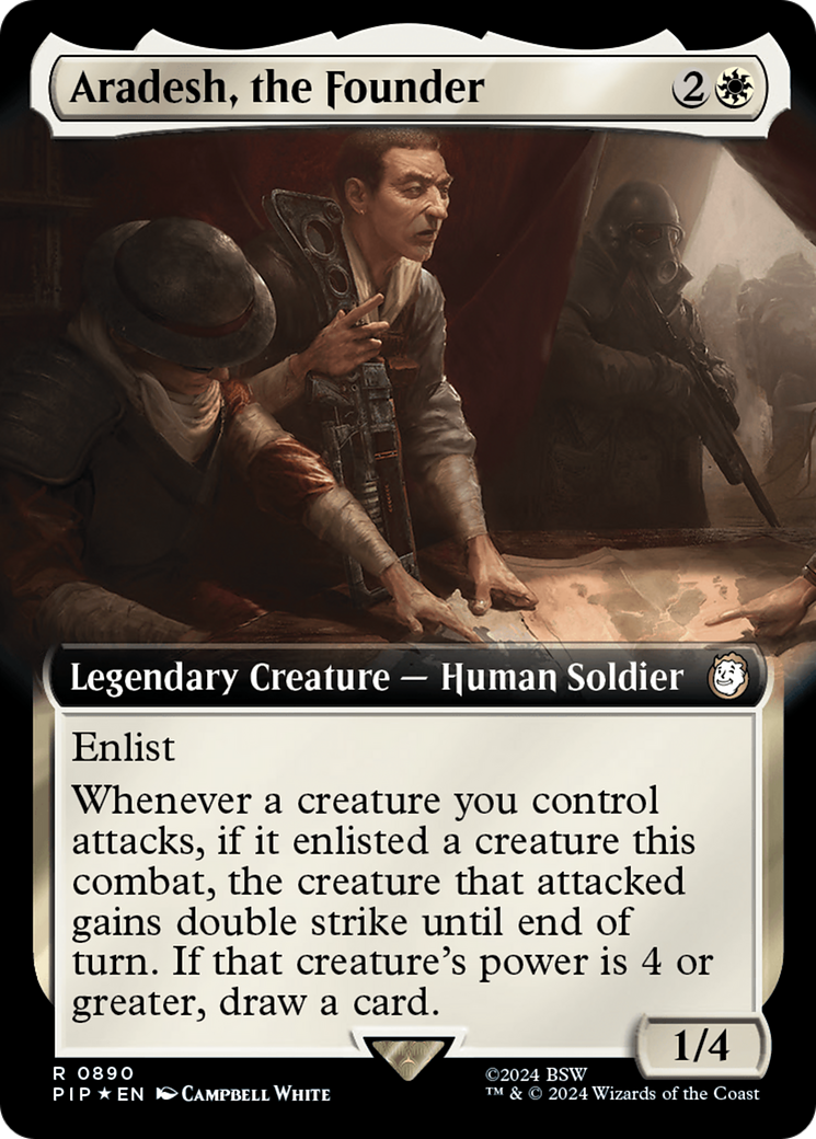 Aradesh, the Founder (Extended Art) (Surge Foil) [Fallout] | Card Merchant Takapuna