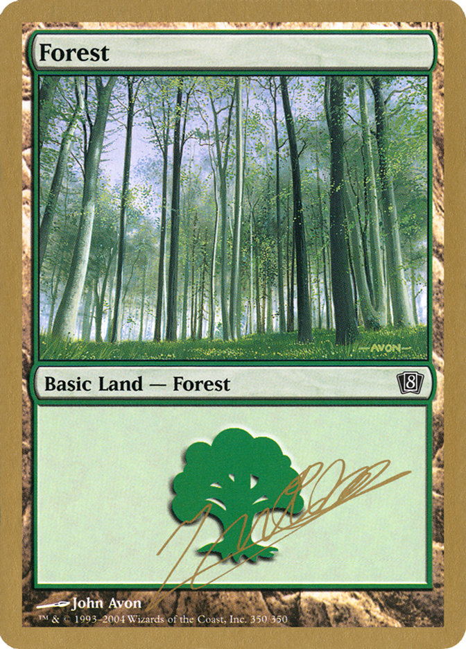 Forest (jn350) (Julien Nuijten) [World Championship Decks 2004] | Card Merchant Takapuna