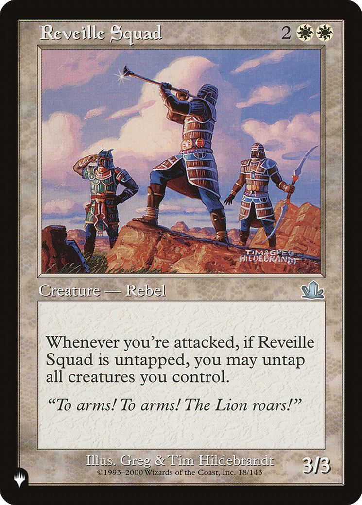 Reveille Squad [The List] | Card Merchant Takapuna