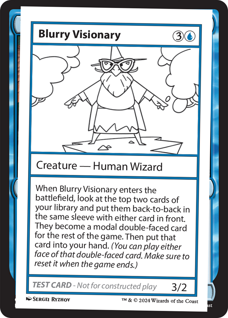 Blurry Visionary [Mystery Booster 2 Playtest Cards] | Card Merchant Takapuna