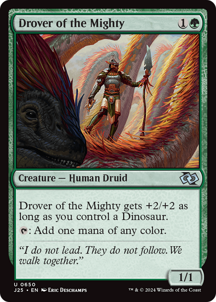 Drover of the Mighty [Foundations Jumpstart] | Card Merchant Takapuna