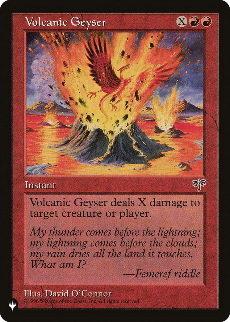 Volcanic Geyser [The List] | Card Merchant Takapuna