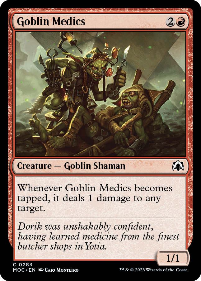 Goblin Medics [March of the Machine Commander] | Card Merchant Takapuna