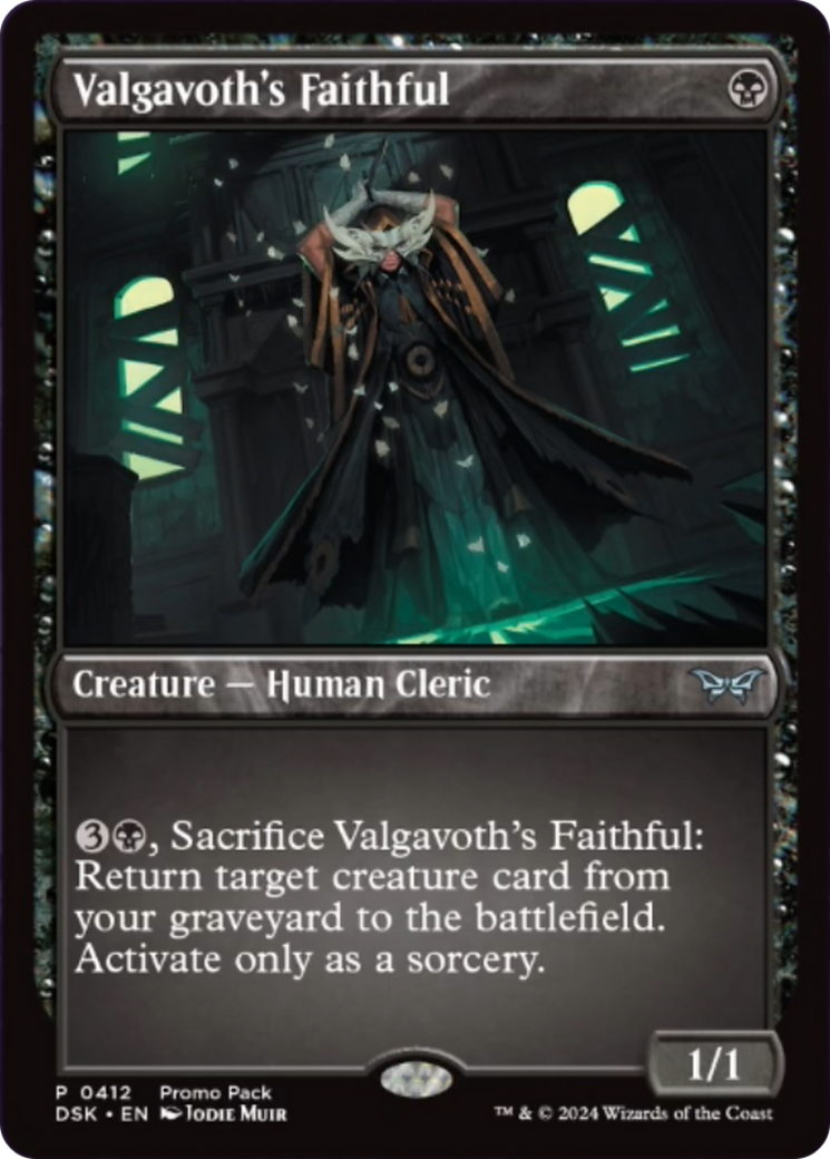 Valgavoth's Faithful [Duskmourn: House of Horror Promos] | Card Merchant Takapuna