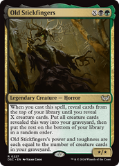 Old Stickfingers [Duskmourn: House of Horror Commander] | Card Merchant Takapuna