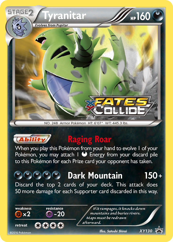 Tyranitar (XY130) [XY: Black Star Promos] | Card Merchant Takapuna