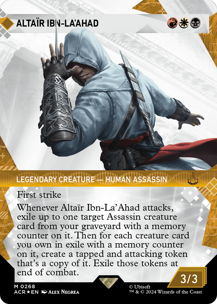 Altair Ibn-La'Ahad (Showcase) (Textured Foil) [Assassin's Creed] | Card Merchant Takapuna