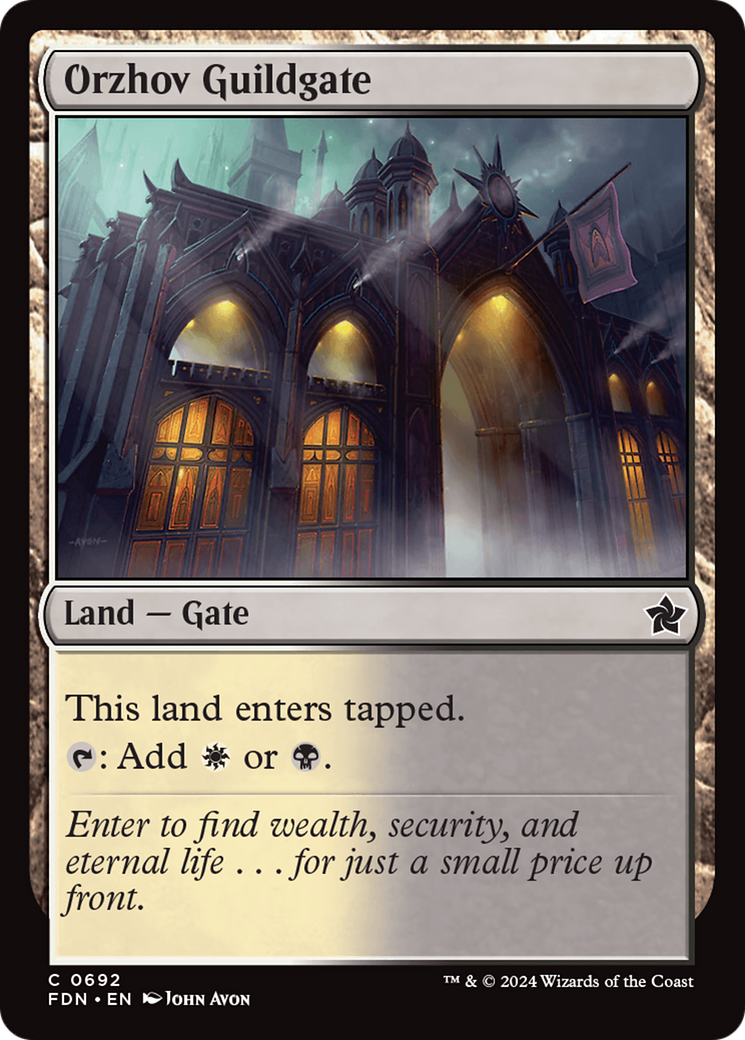 Orzhov Guildgate [Foundations] | Card Merchant Takapuna