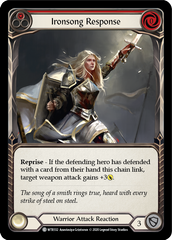 Ironsong Response (Red) [U-WTR132] (Welcome to Rathe Unlimited)  Unlimited Normal | Card Merchant Takapuna