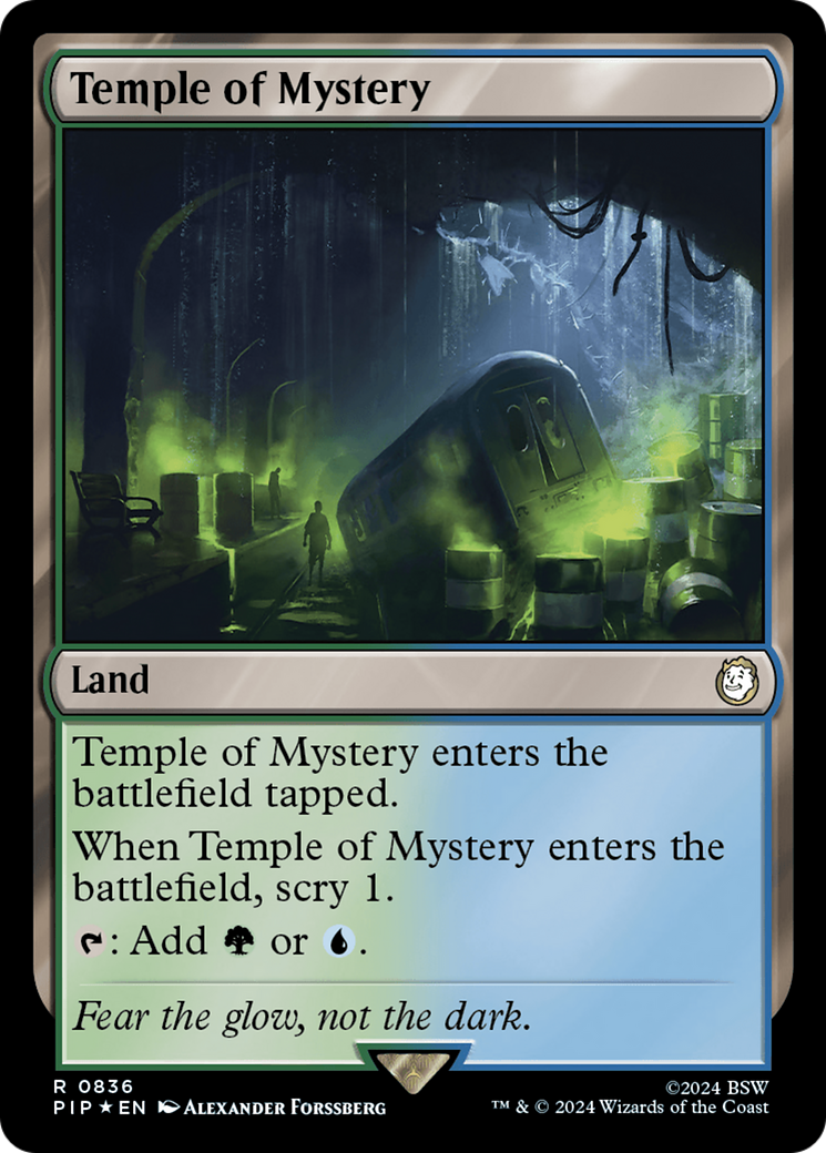 Temple of Mystery (Surge Foil) [Fallout] | Card Merchant Takapuna