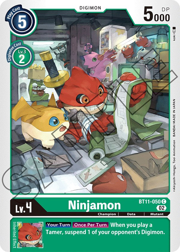 Ninjamon [BT11-050] [Dimensional Phase] | Card Merchant Takapuna