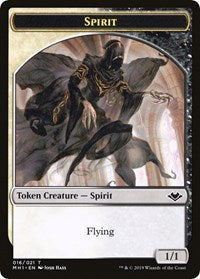 Spirit // Golem Double-Sided Token [Modern Horizons Tokens] | Card Merchant Takapuna