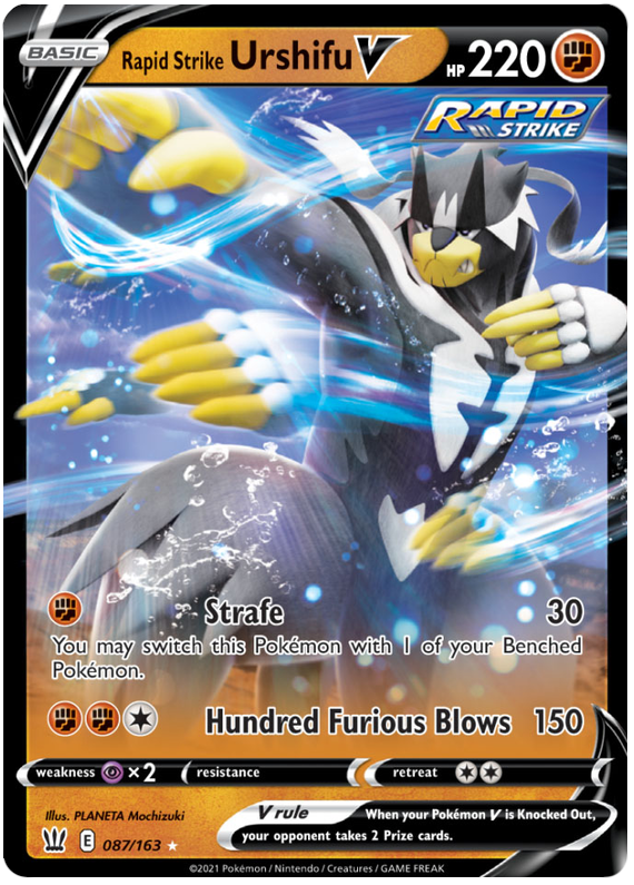 Rapid Strike Urshifu V (087/163) [Sword & Shield: Battle Styles] | Card Merchant Takapuna