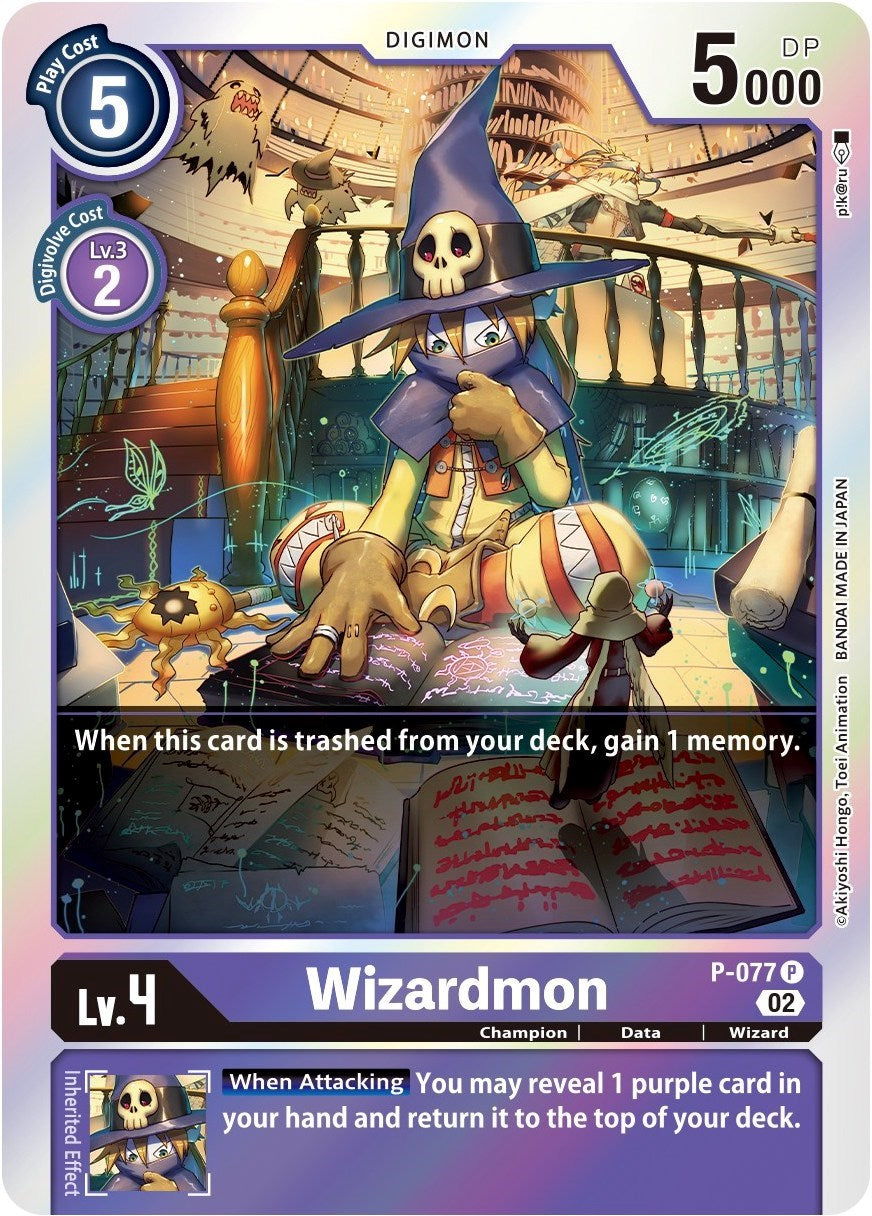 Wizardmon [P-077] (Alternate Art) [Starter Deck: Beelzemon Advanced Deck Set] | Card Merchant Takapuna