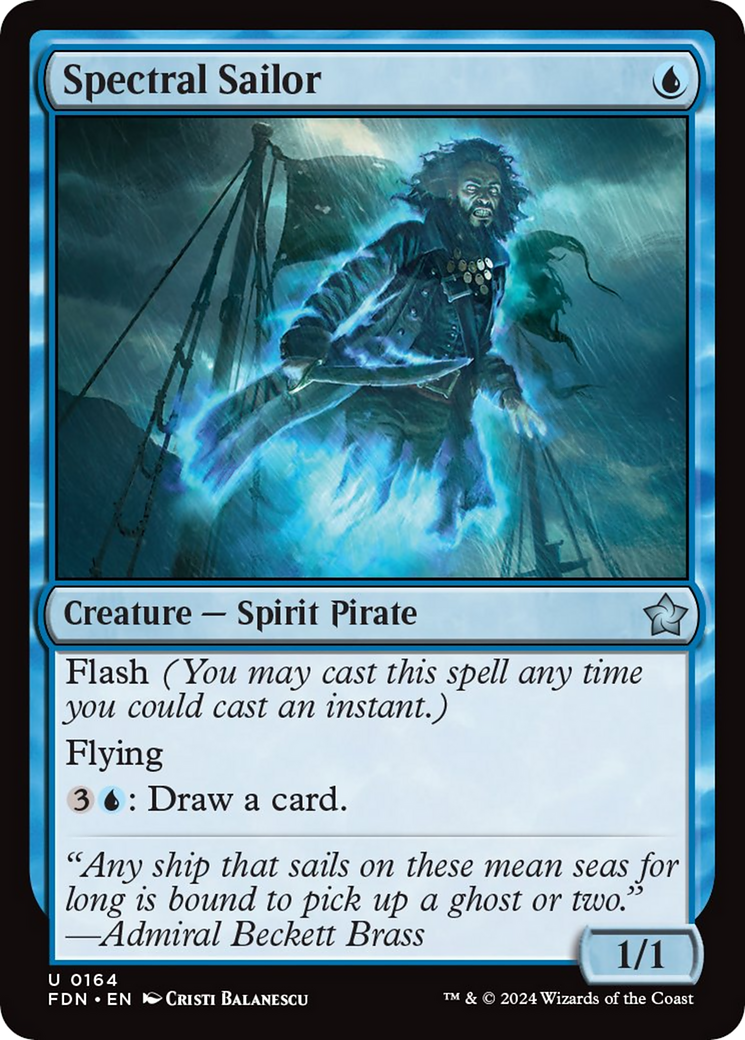 Spectral Sailor [Foundations] | Card Merchant Takapuna