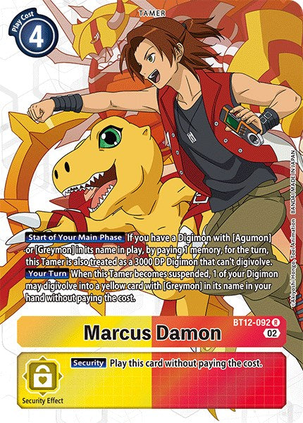 Marcus Damon [BT12-092] (Alternate Art) [Across Time] | Card Merchant Takapuna