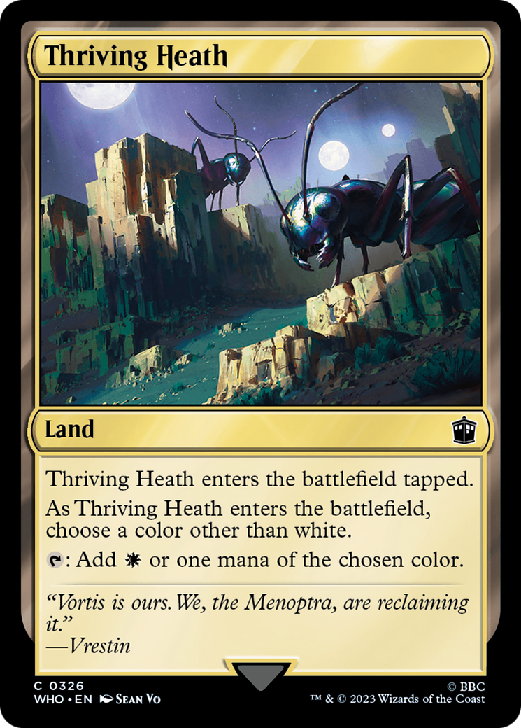 Thriving Heath [Doctor Who] | Card Merchant Takapuna