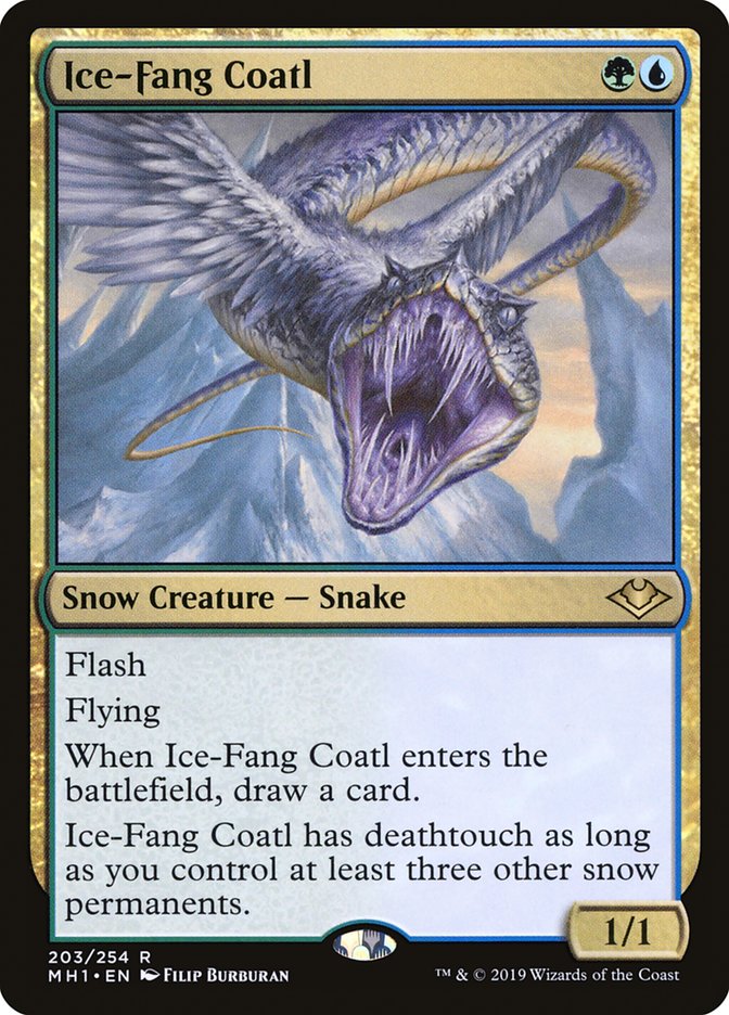 Ice-Fang Coatl [Modern Horizons] | Card Merchant Takapuna