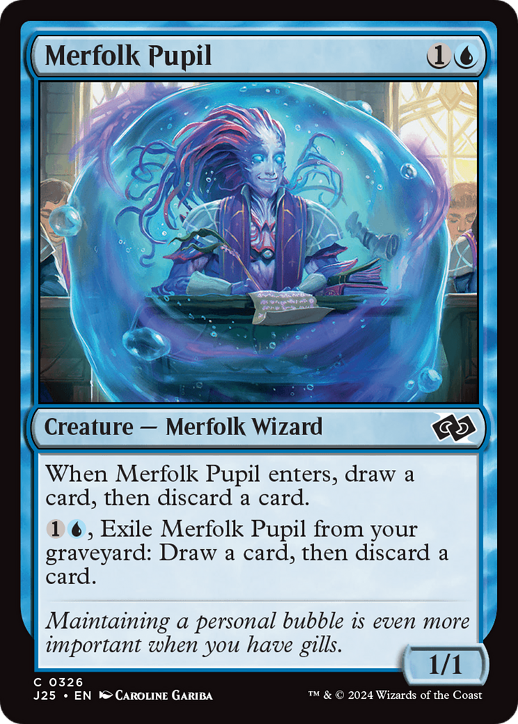 Merfolk Pupil [Foundations Jumpstart] | Card Merchant Takapuna