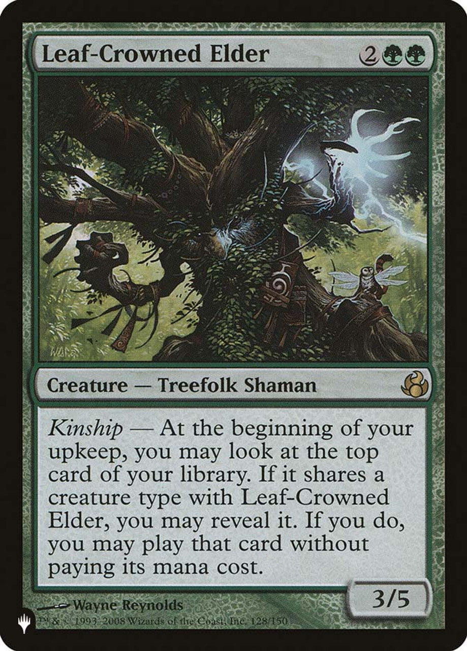 Leaf-Crowned Elder [The List] | Card Merchant Takapuna