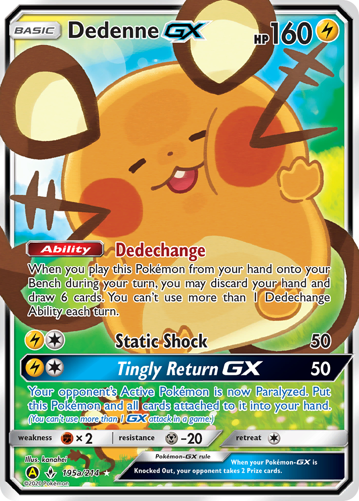 Dedenne GX (195a/214) [Alternate Art Promos] | Card Merchant Takapuna