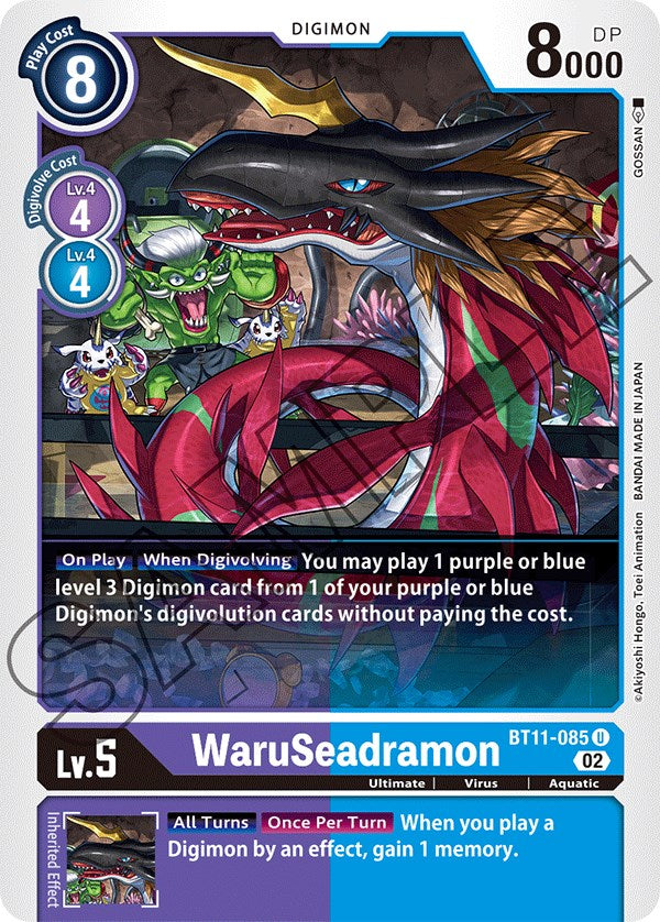 WaruSeadramon [BT11-085] [Dimensional Phase] | Card Merchant Takapuna