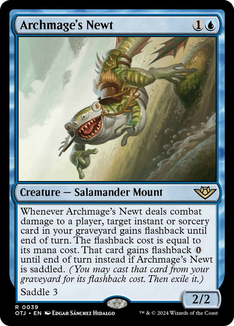 Archmage's Newt [Outlaws of Thunder Junction] | Card Merchant Takapuna