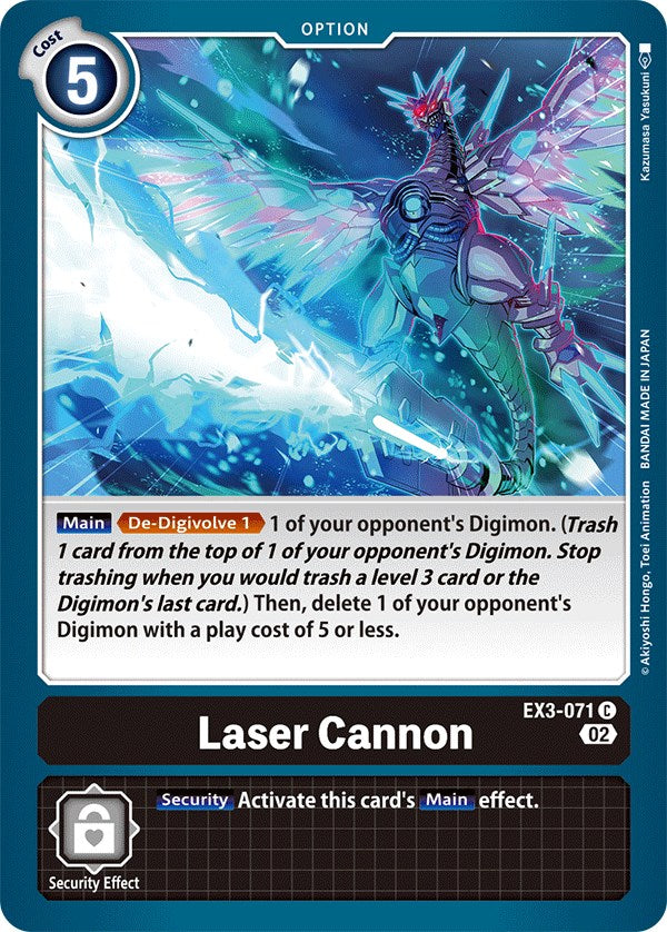 Laser Cannon [EX3-071] [Draconic Roar] | Card Merchant Takapuna