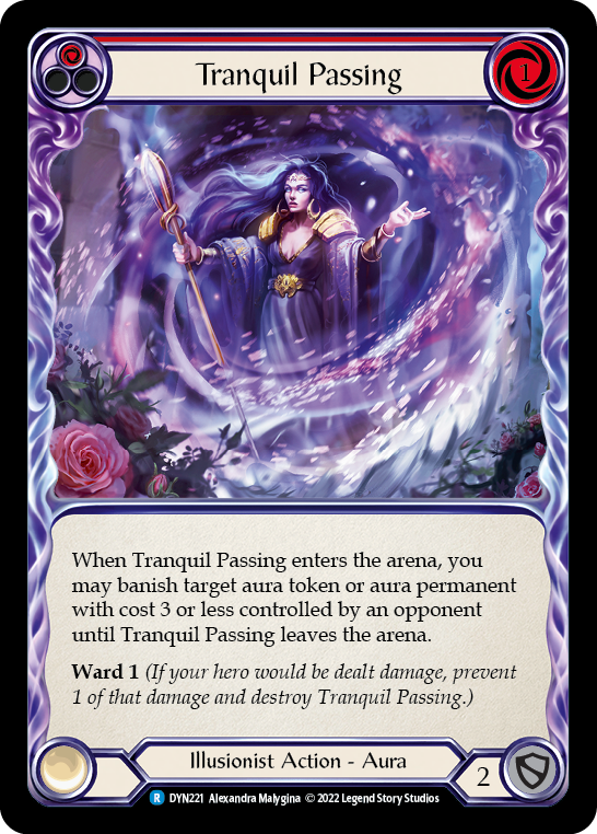 Tranquil Passing (Red) [DYN221] (Dynasty) | Card Merchant Takapuna