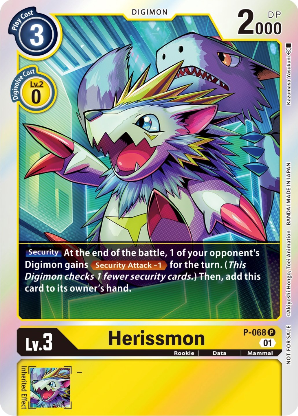 Herissmon [P-068] (Limited Card Pack) [Promotional Cards] | Card Merchant Takapuna