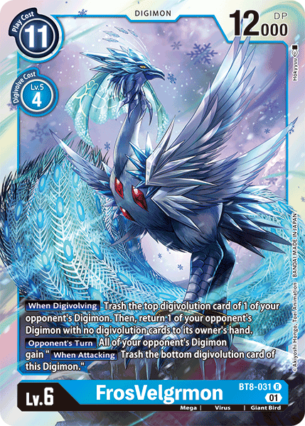 FrosVelgrmon [BT8-031] [New Awakening] | Card Merchant Takapuna