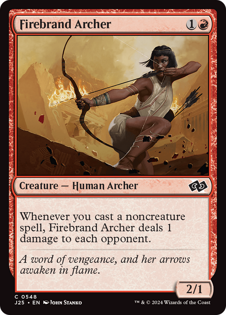 Firebrand Archer [Foundations Jumpstart] | Card Merchant Takapuna