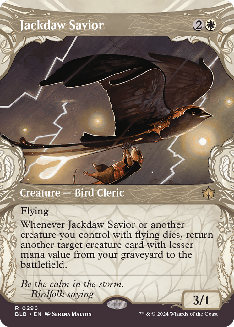 Jackdaw Savior (Showcase) [Bloomburrow] | Card Merchant Takapuna