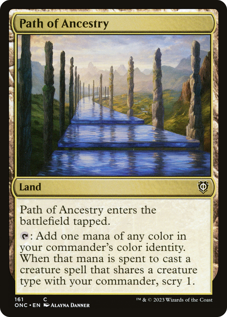 Path of Ancestry [Phyrexia: All Will Be One Commander] | Card Merchant Takapuna