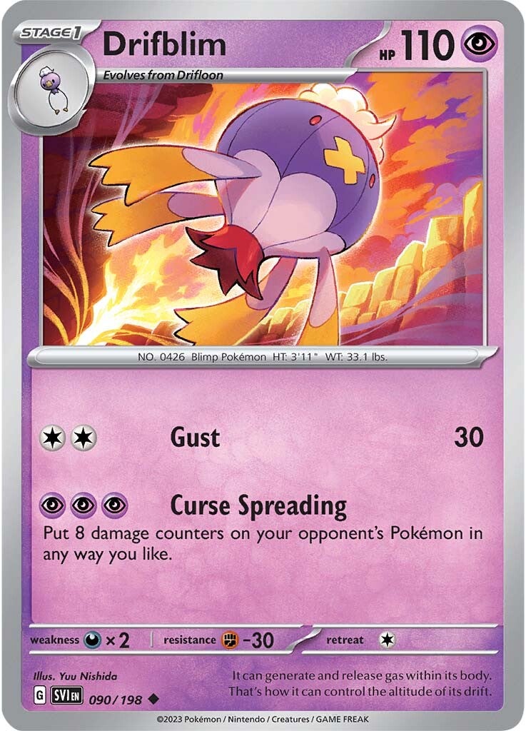 Drifblim (090/198) [Scarlet & Violet: Base Set] | Card Merchant Takapuna