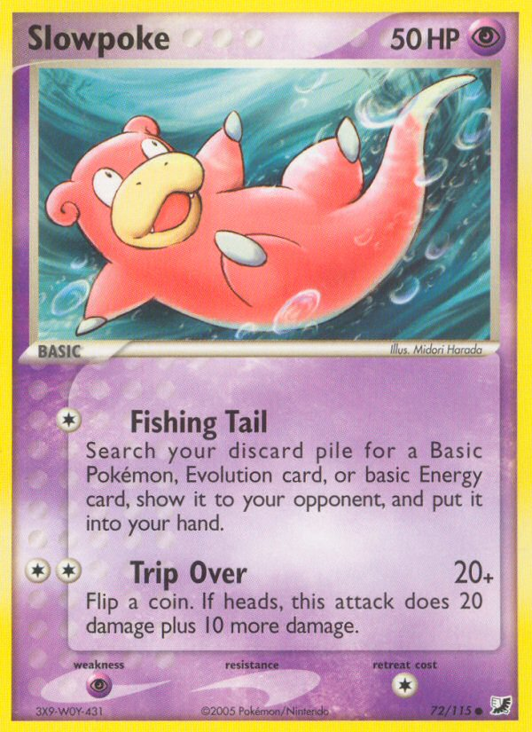 Slowpoke (72/115) [EX: Unseen Forces] | Card Merchant Takapuna