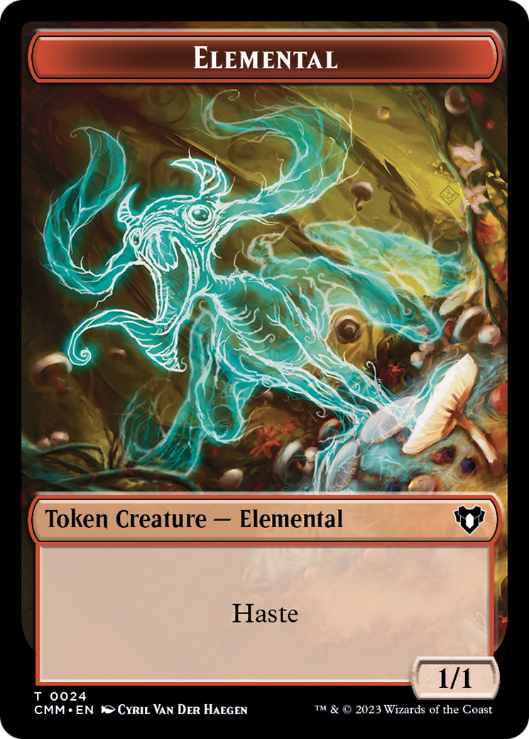 Elemental Token (24) [Commander Masters Tokens] | Card Merchant Takapuna