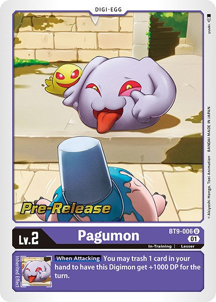 Pagumon [BT9-006] [X Record Pre-Release Promos] | Card Merchant Takapuna