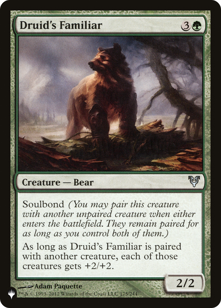 Druid's Familiar [The List Reprints] | Card Merchant Takapuna