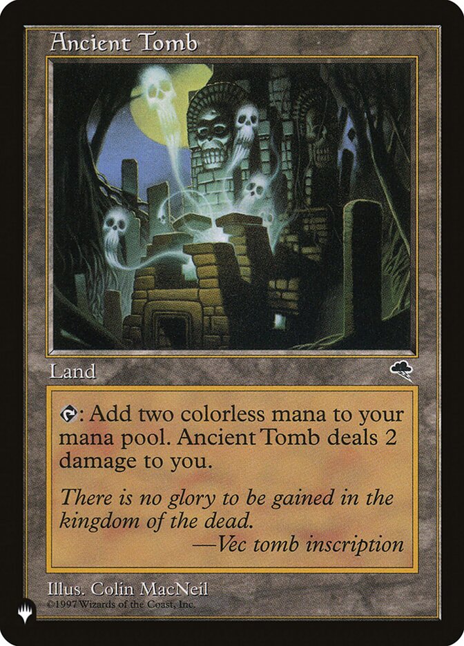 Ancient Tomb [The List] | Card Merchant Takapuna