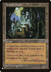 Ancient Tomb [The List] | Card Merchant Takapuna