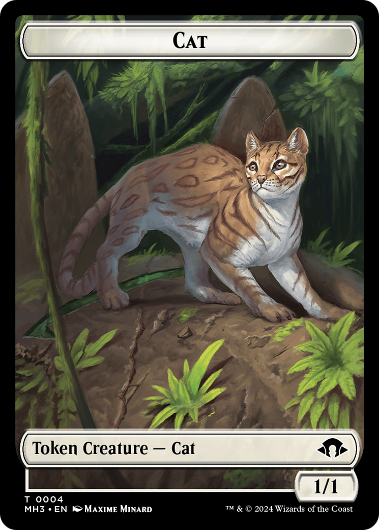 Cat // Energy Reserve Double-Sided Token [Modern Horizons 3 Tokens] | Card Merchant Takapuna