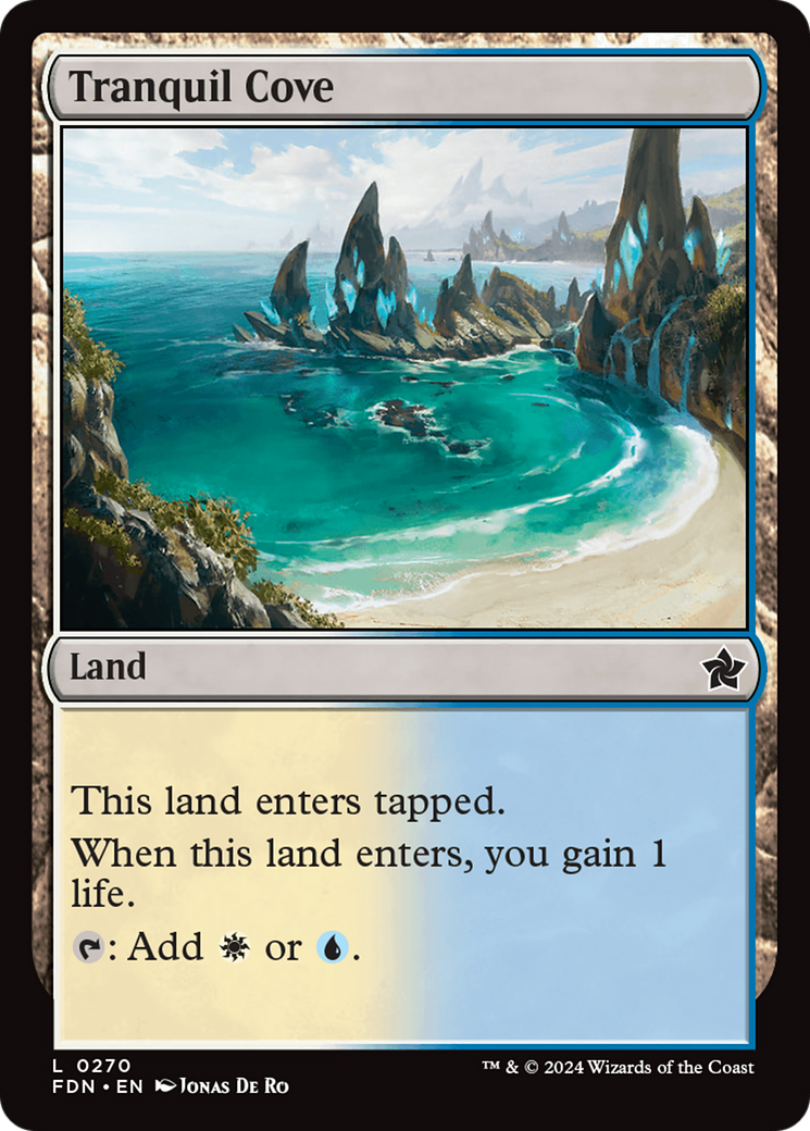 Tranquil Cove [Foundations] | Card Merchant Takapuna