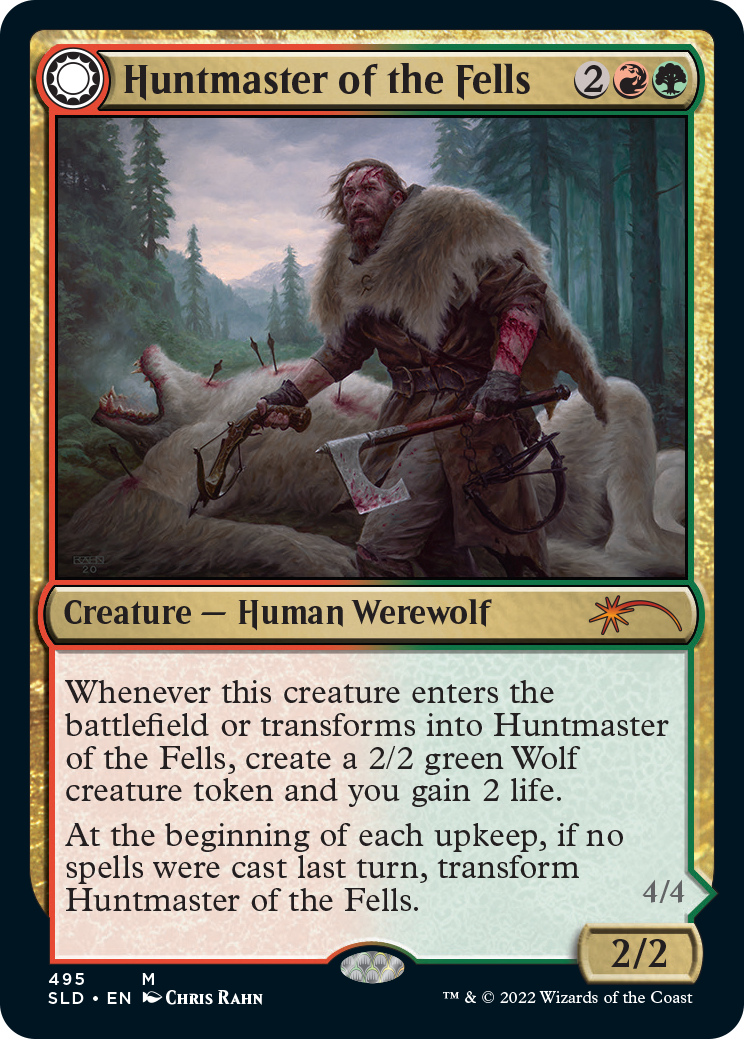 Huntmaster of the Fells // Ravager of the Fells [Secret Lair Drop Series] | Card Merchant Takapuna