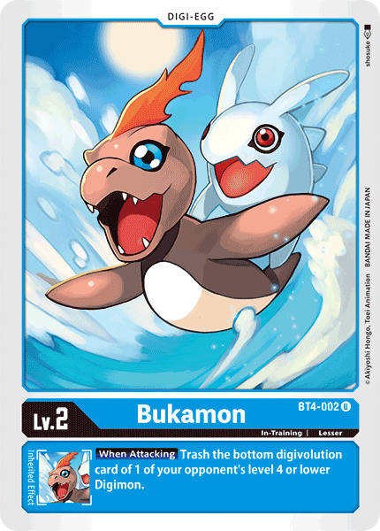 Bukamon [BT4-002] [Great Legend] | Card Merchant Takapuna