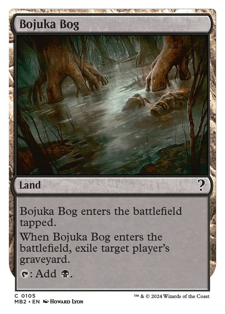 Bojuka Bog (White Border) [Mystery Booster 2] | Card Merchant Takapuna