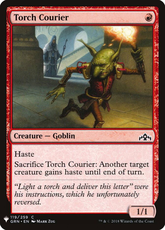 Torch Courier [Mystery Booster] | Card Merchant Takapuna