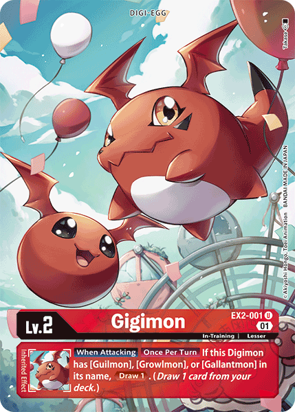 Gigimon [EX2-001] (Alternate Art) [Digital Hazard] | Card Merchant Takapuna